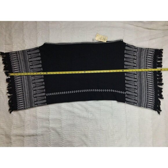 NEW Soft Surroundings Sedona Shrug Womens Small Medium Poncho Fringe NWT Sweater - Picture 8 of 8